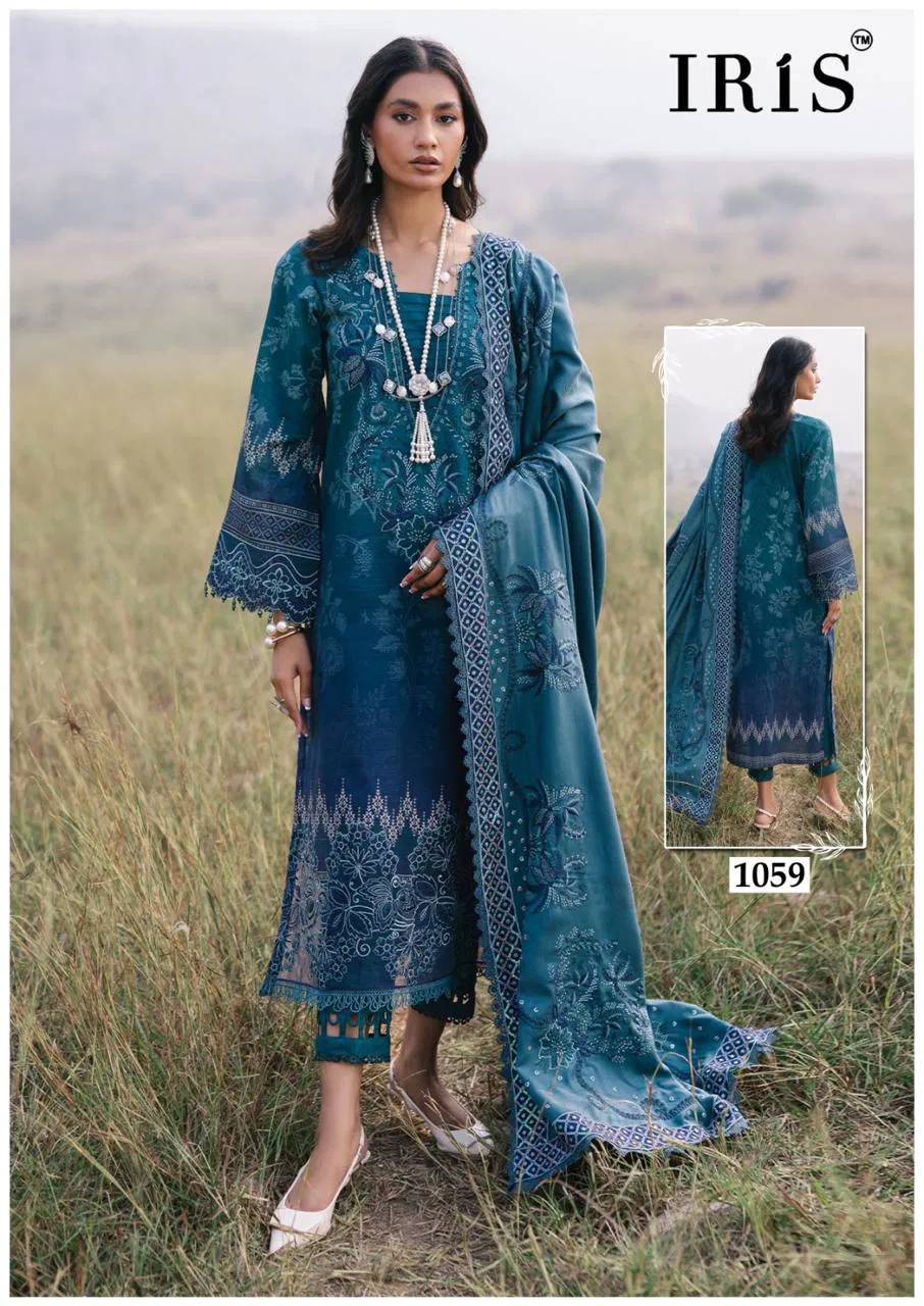 Afsanah Vol 6 By Iris Cotton Printed Pakistani Dress Material Orders In India